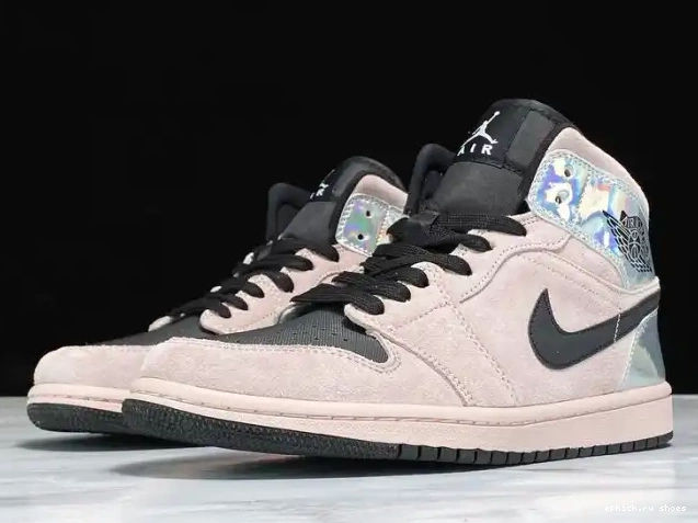Cheap 1 Air Mid BQ6472-602 Dirty Jordan Powder (W) Iridescent 0620